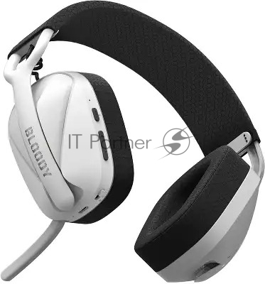 Наушники с микрофоном A4Tech Bloody GR285 белый 1.5м мониторные BT/Radio/3.5mm оголовье