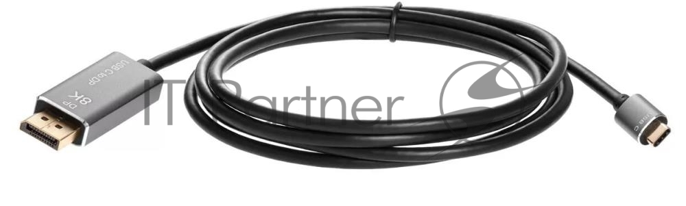 VCOM CU480MC-1.8M Кабель-адаптер USB Type-Cm --> DP1.4v (m) 8K@60Hz, 1.8m , Alum Shell,VCOM <CU480MC-1.8M>[4895182217904]