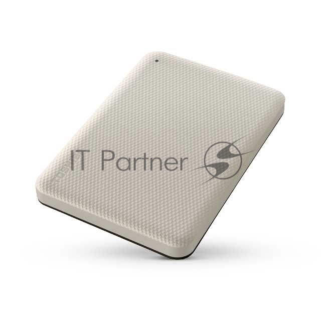 Внешний HDD 2.5" Toshiba Canvio Advance, 1TB, USB 3.2 Gen 1 Type-A, 5400 rpm, белый