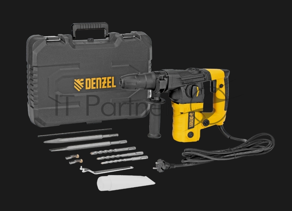 Перфоратор Denzel RHVB-1100-26, SDS-plus, 1100 Вт, 4 Дж, от сети