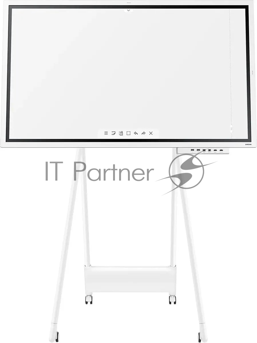 Панель Samsung Flip Chart WM55B белый, 55", Ultra HD 4K, 3840x2160, 16:9, VA, 60 Гц, 350 кд/м2, 8 мс, cенсорный, 4000:1, 178°/178° (RUS)