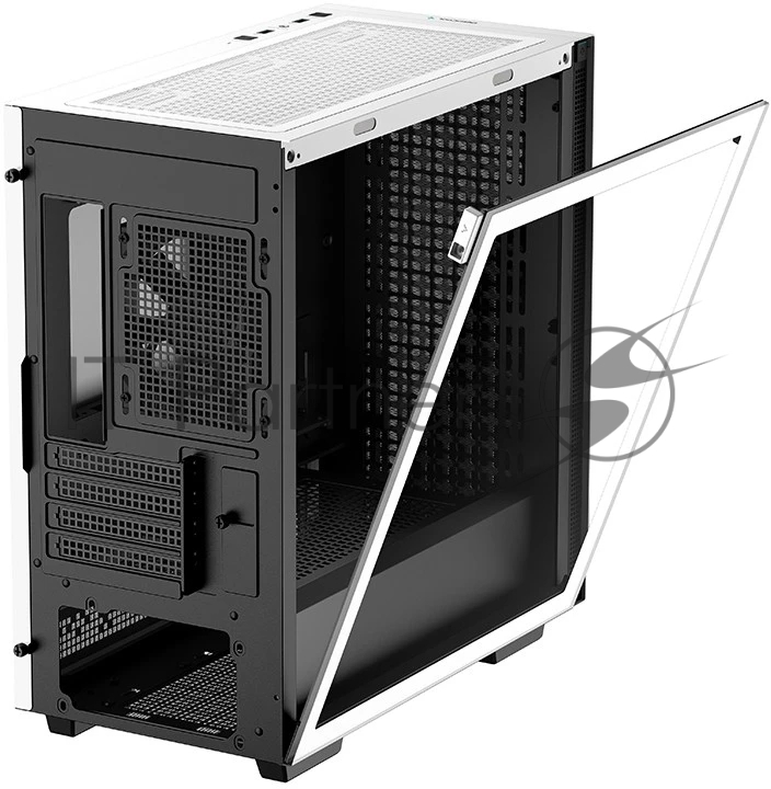Компьютерный корпус Deepcool CH370 белый без БП mATX 1x120мм 1xUSB 2.0 1xUSB 3.0 audio bott PSU