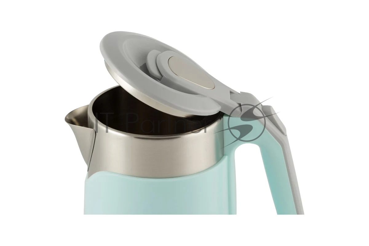 Чайник электрический Homestar HS-1019 1.8 л стальной, голубой