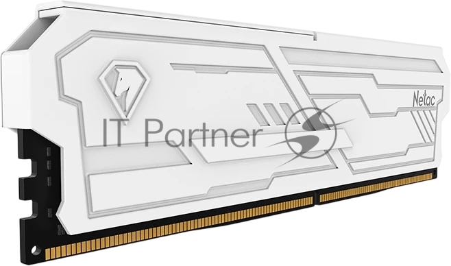 Оперативная память Netac Shadow III, DDR4, 32GB (1x32GB), 3200 MHz, CL22, с радиатором, белый