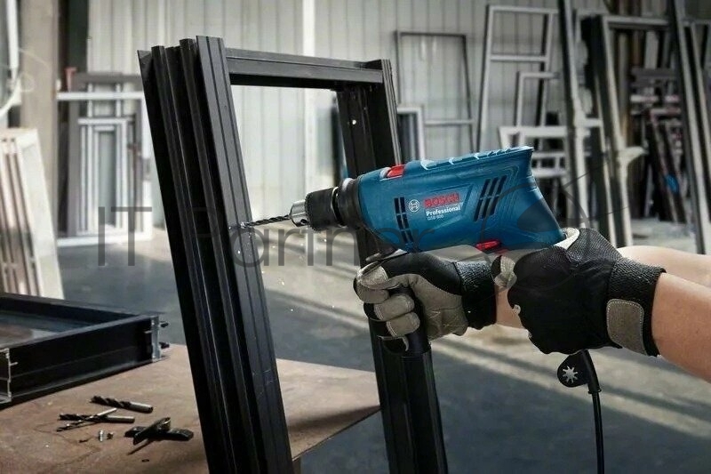 Дрель-шуруповерт Bosch GSB 600, 600 Вт, 1,5 Нм, щеточный, ударная