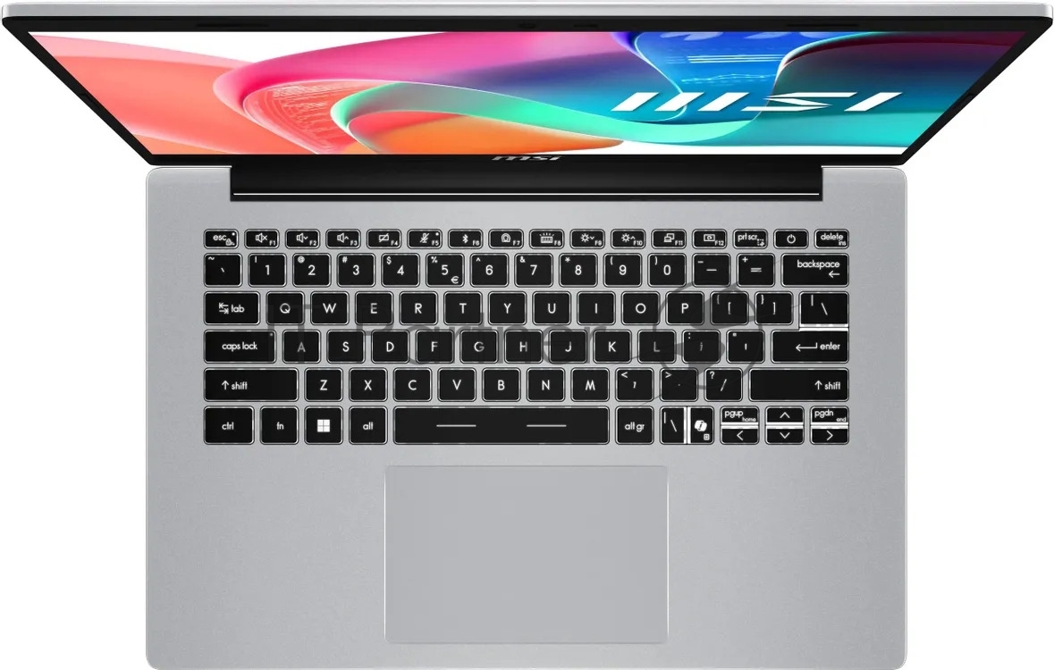 Ноутбук MSI Modern 14 F1MG-815XRU Core 7 150U 16Gb SSD512Gb Intel Graphics 14" IPS FHD (1920x1080) FreeDOS silver WiFi BT Cam (9S7-14S113-815)