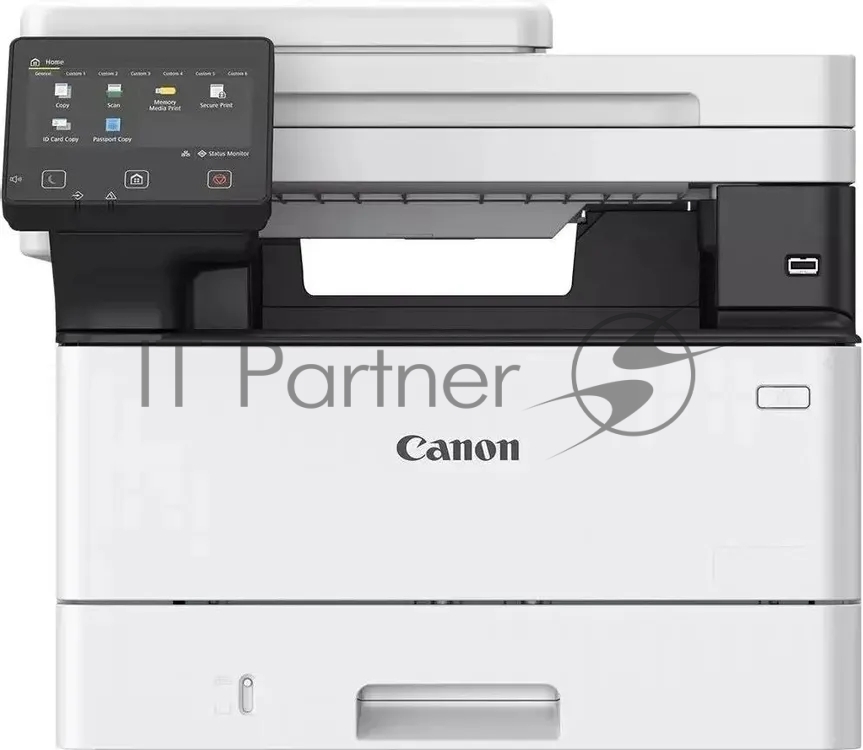 МФУ лазерное Canon I-SENSYS MF463dw II, (7188C008), (A4, 40ppm, 1200dpi print, 600dpi scan, 1200MHz, 1Gb, Duplex, DADF50, 250sheets+100universal tray, PostScript USB, RJ-45, Wi- Fi) (Cart. 070/070H)