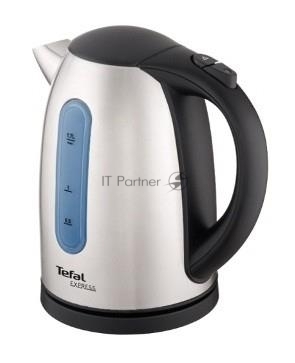 Электрочайник Tefal KI170D40 серебристый, 1.7 л, 2400 Вт, скрытый нагревательный элемент