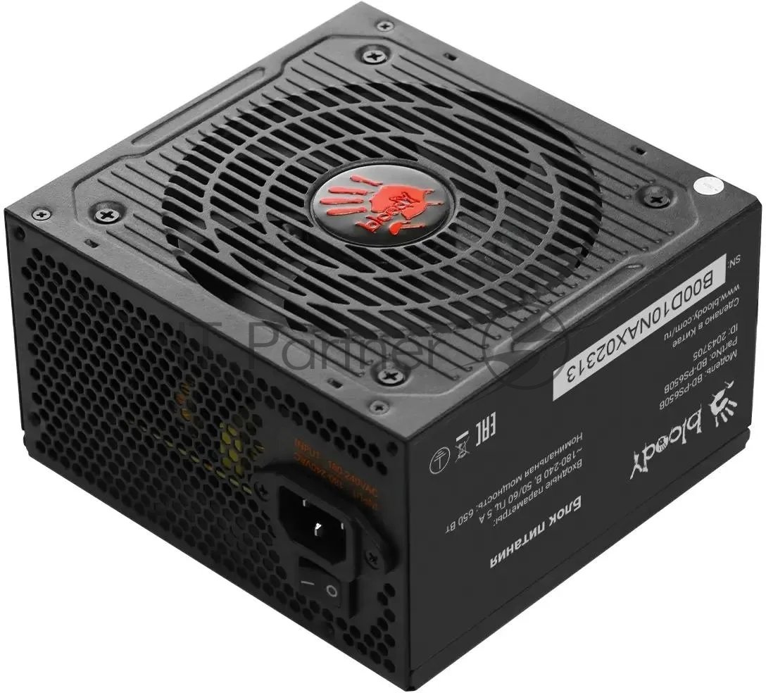 Блок питания Bloody BD-PS650B, ATX, 650 Вт, 80+ Bronze
