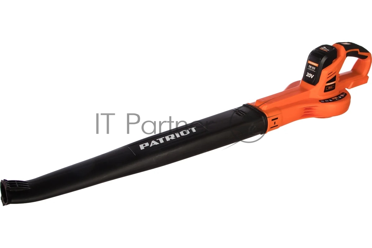 Воздуходув аккумуляторный PATRIOT CB213 20В, 2 скорости, производительность 107м3/130м3 (без аккумул, шт