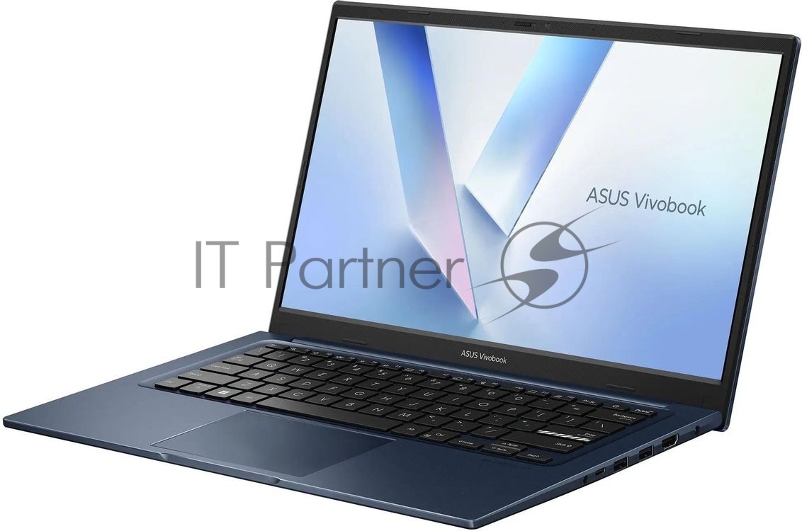 Ноутбук Asus VivoBook 14 X1404VA-I38128 Core i3 1315U 8Gb SSD128Gb Intel UHD Graphics 14" IPS FHD (1920x1080) Windows 11 Home blue WiFi BT Cam (90NB10I1-M015F0)
