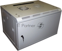 Шкаф настенный 2, 15U 600x600,  дверь металл