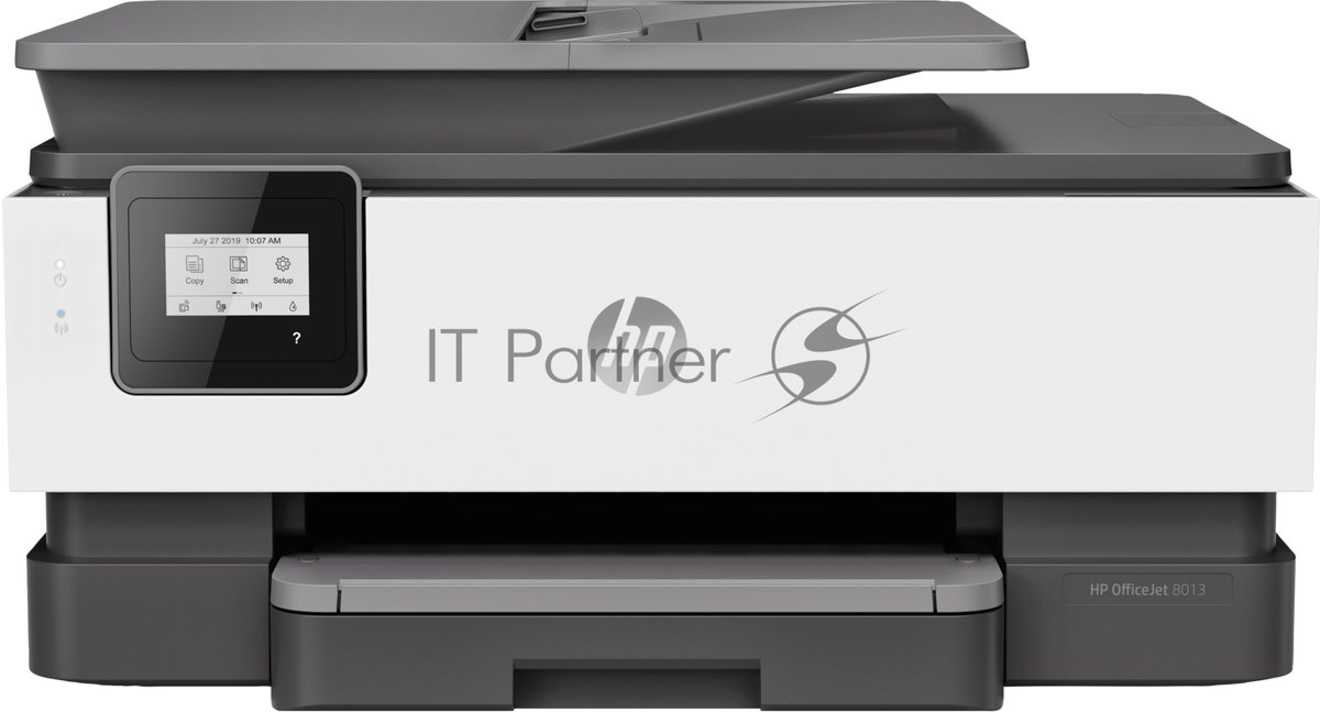 МФУ струйное HP Officejet Pro 8013 (1KR70B), A4, цветной, печ. до 18 стр/мин. (ч/б) до 10 стр/мин. (цвет), скан. до 8 стр/мин. (ч/б) 3.5 стр/мин. (цвет), 1200 x 1200 dpi, Wi-Fi, Air Print