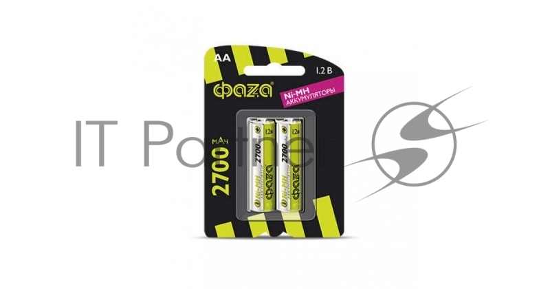 Элемент питания JazzWay аккумуляторный ФАZА AA 2700мА·ч Ni-MH