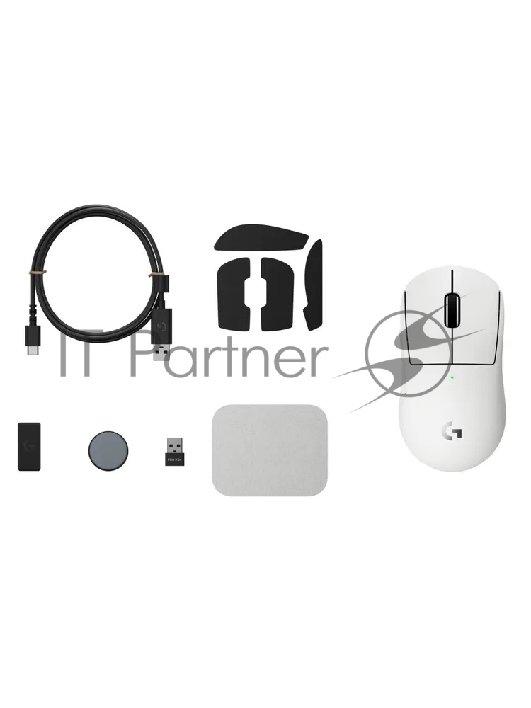 Мышь игровая беспроводная Logitech G PRO X Superlight 2C White (910-007542)