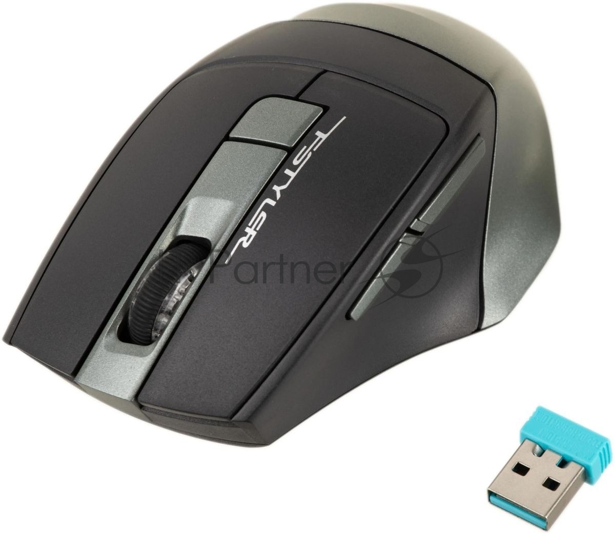 Мышь беспроводная A4Tech Fstyler FB35 зеленый/черный, 2000 dpi, радиоканал, Bluetooth, USB, кнопки - 6