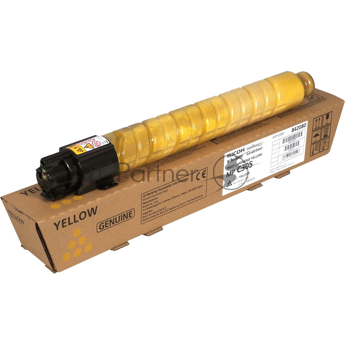 Картридж лазерный Ricoh 841597/842080 тип  MPC305E, желтый для Aficio MP C305SP/C305SPF 4000стр.