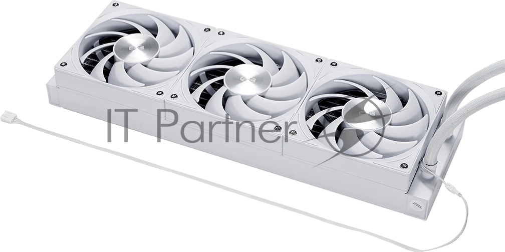 Система водяного охлаждения PcCooler DS360 Display ARGB Soc-AM5/AM4/1200/1700/1851 белый 4-pin 39.8dB Al LCD 310W Ret (DS360-WHAWXY-GL)