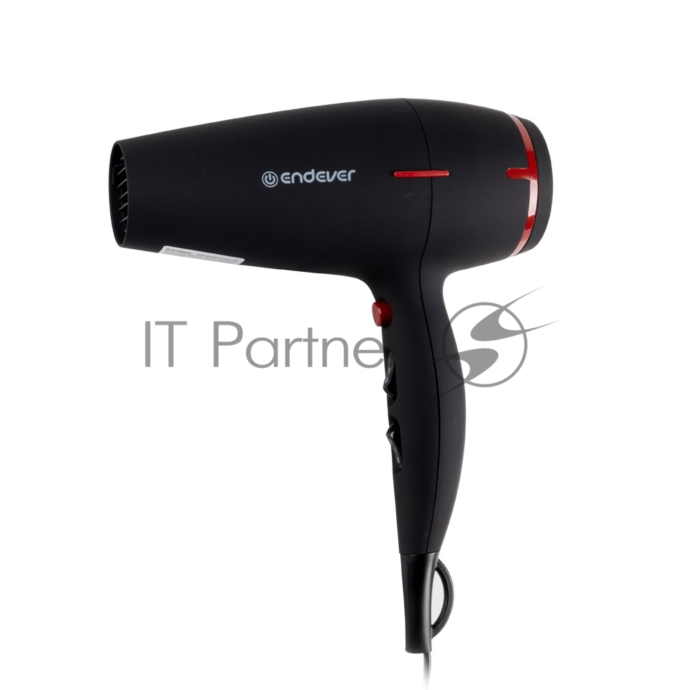 Фен Endever Aurora-472 черный, 2400 Вт, ионизация