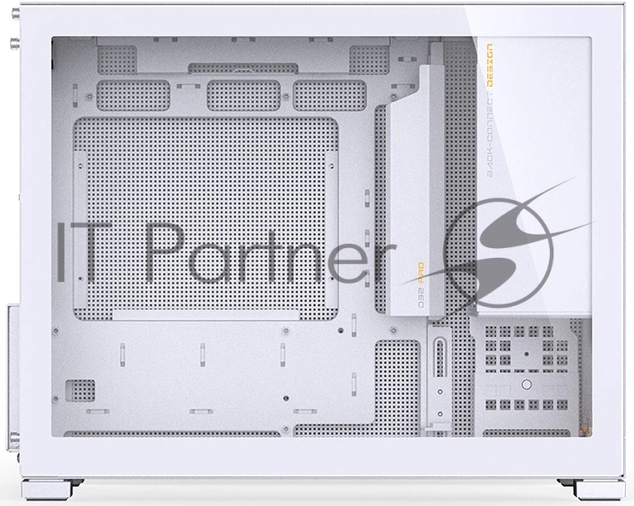 Корпус без блока питания Case JONSBO D32 PRO, Mini-Tower, TG, no fan, 2xUSB-A 3.2 + 1xUSB-C 3.2, mATX, mDTX, mITX White
