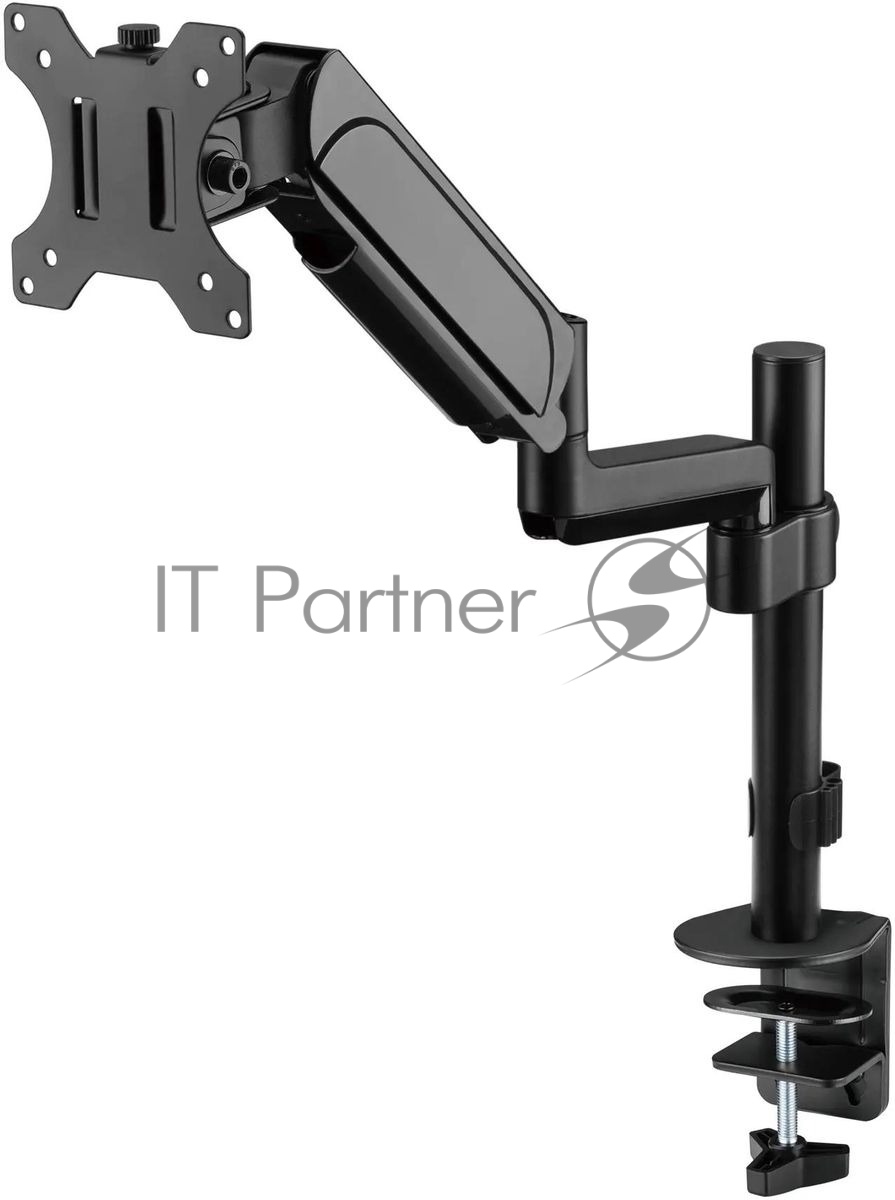 Кронштейн для мониторов ЖК Digma D-MM201 черный 17"-32" макс.9кг крепление к столешнице поворот и наклон
