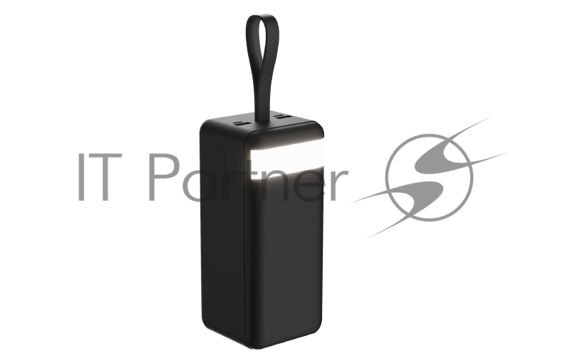 Портативный аккумулятор OLMIO M-50, 50000mAh, 22.5W, QuickCharge3.0/PowerDelivery, LCD, фонарик, черный