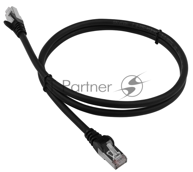 Патч-корд Патч-корд LANMASTER LSZH FTP кат.6, 7.0 м, черный