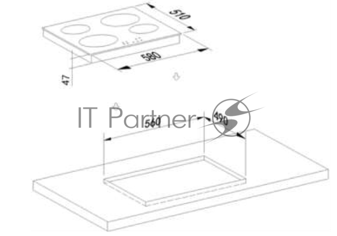 Индукционная варочная панель Weissgauff HI 632 BA