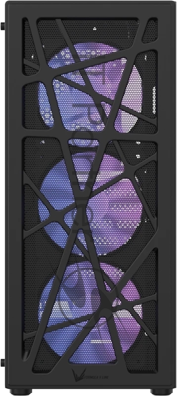 Корпус Formula Mana AR V2 Black, Midi-Tower, чёрный, 3 x 120 мм