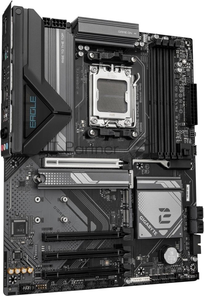 Материнская плата Gigabyte B650E EAGLE WIFI6E, AM5, AMD B650E, 4xDDR5, 4xSATA, 3xM.2, 1xPCIe 5.0 x16, 1xPCIe 4.0 x4, 2xPCIe 3.0 x1, 1xHDMI, 1xDP, 1x2.5Gb LAN, Wi-Fi 6E, Bluetooth 5.3, 1xUSB-C 5Gbps, 2xUSB-A 10Gbps, 2xUSB-A 5Gbps, 4xUSB-A 2.0, 1xPS/2, 3x3.5 мм, 7.1, ATX