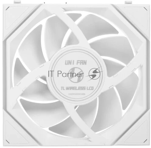 Вентилятор для корпуса Lian-Li Uni Fan TL Wireless LCD 120 LCD ARGB 120х124.5x28 белый 4-pin 27дБ (G99.12TLLCD1W1W.R0) Ret