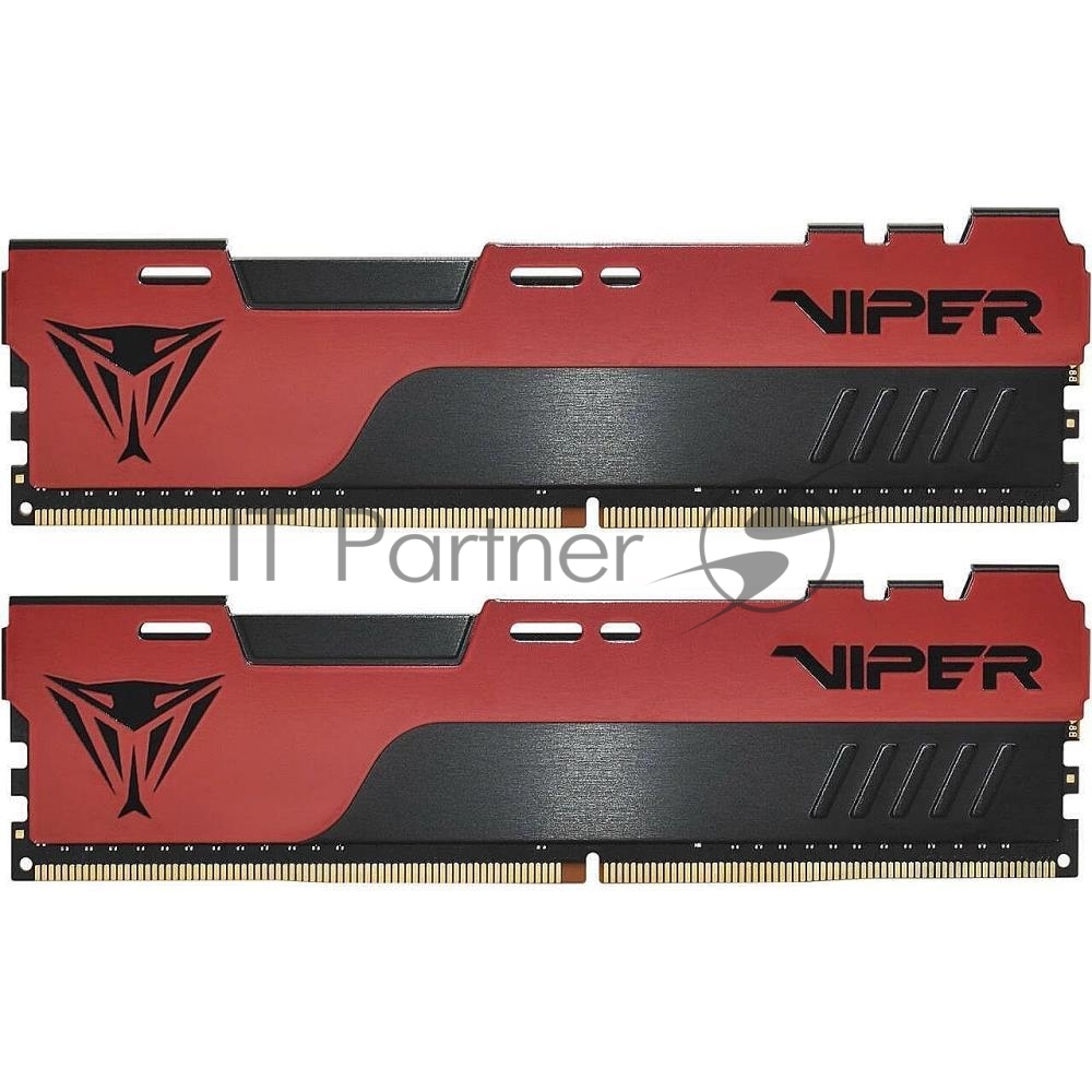 Оперативная память Patriot Viper Elite II, DDR4, 16GB (2x8 GB), 2666 MHz, CL16, DIMM, радиатор, красный