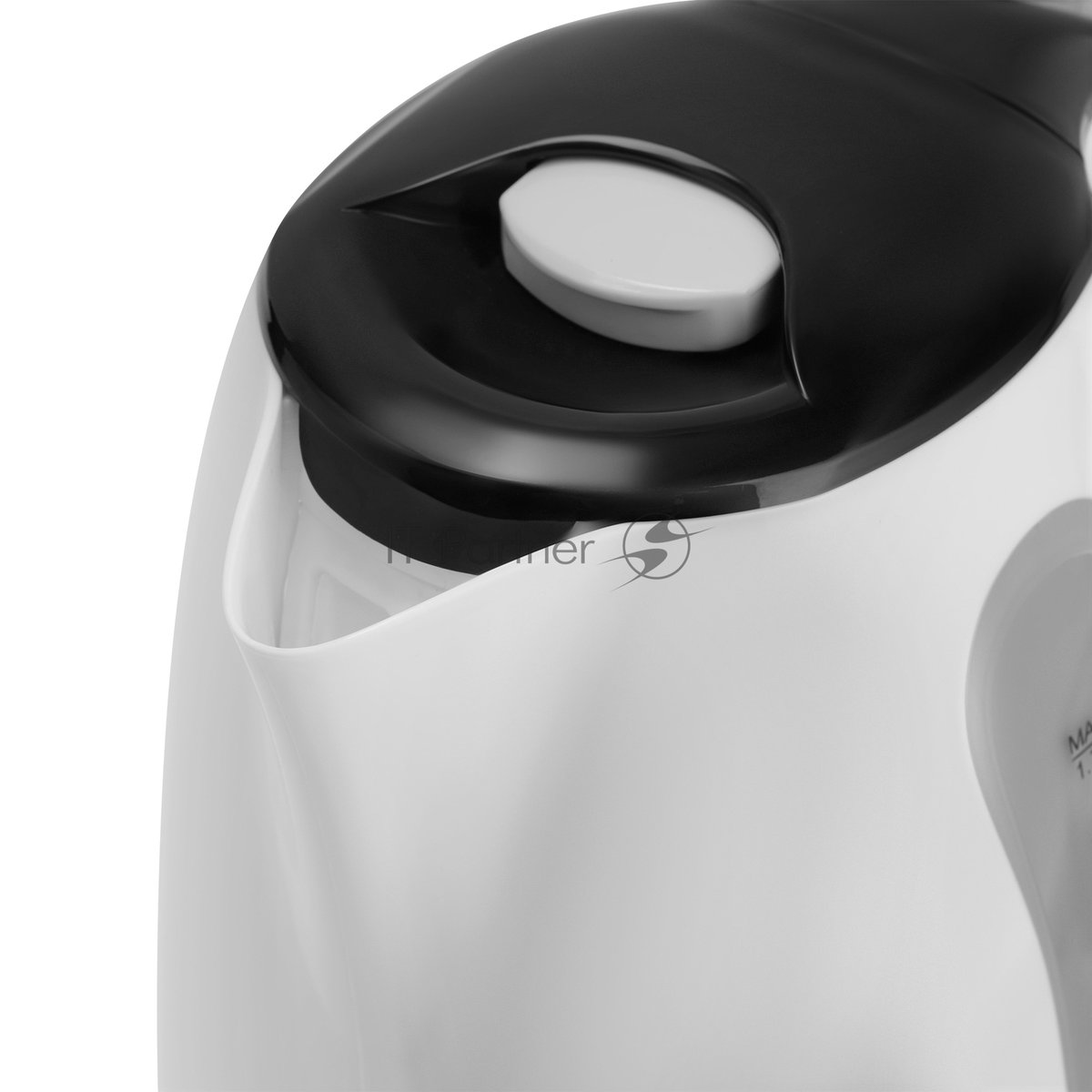 Чайник электрический Maxwell MW-1079 W, 2200 Вт, 1.7 л, белый/черный