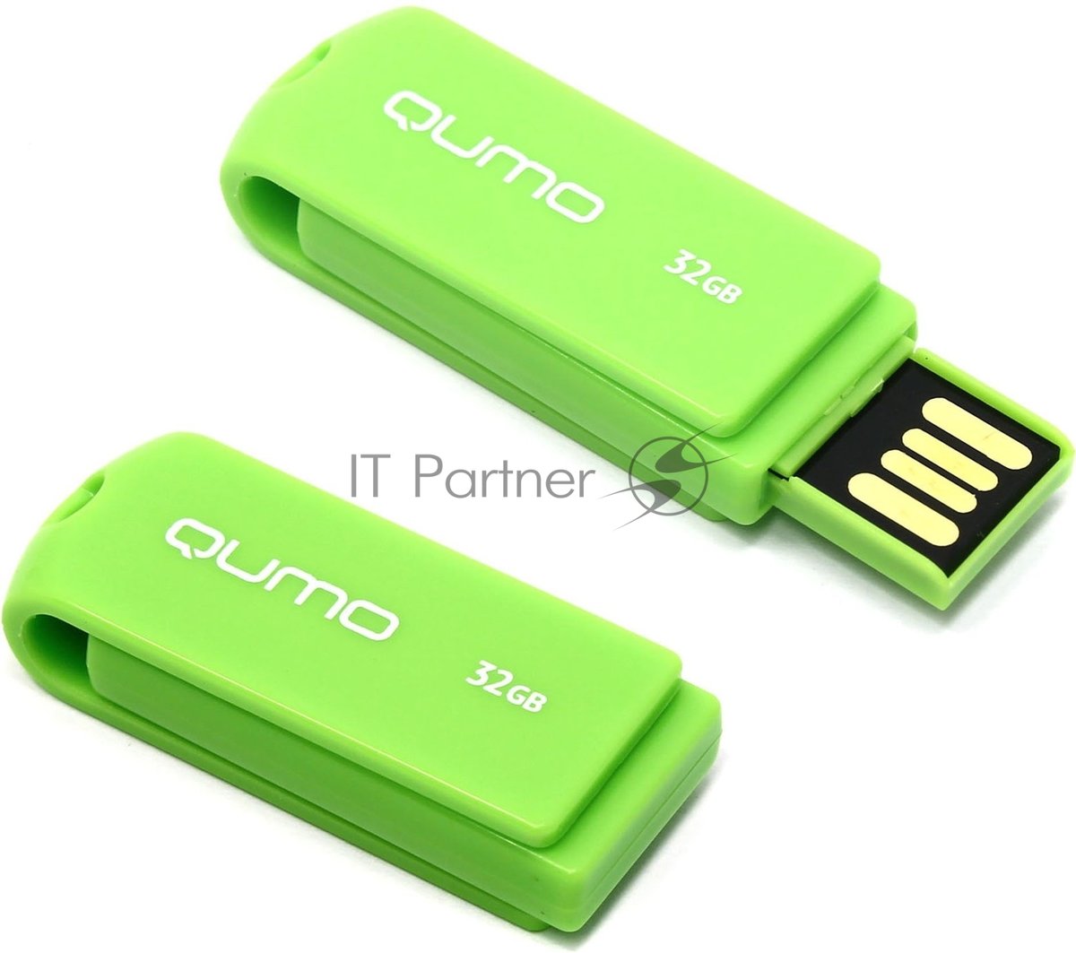 Флеш накопитель 32Gb USB 2.0 QUMO Twist, фиолетовый (QM32GUD-TW-Pistachio)