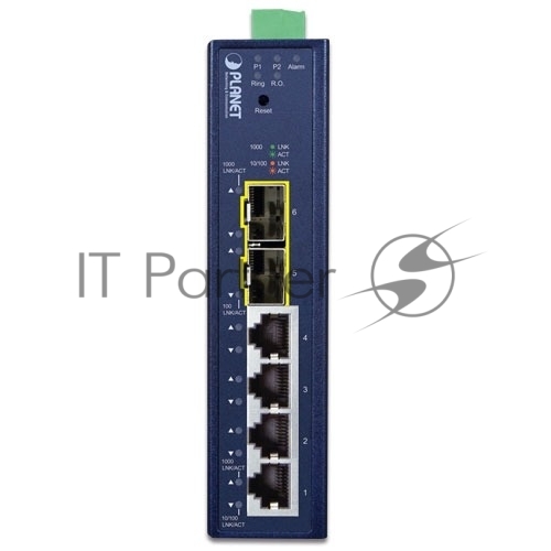 Коммутатор PLANET IGS-4215-4T2S, 4×1 Гбит/с + 2×1 Гбит/с SFP, управляемый