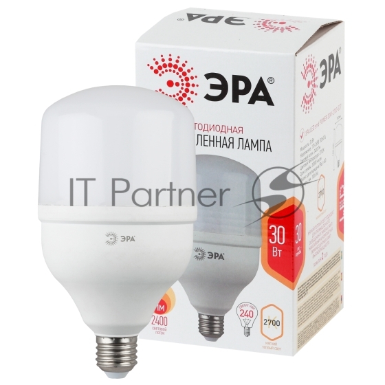 ЭРА Б0027002 Лампа светодиодная STD LED POWER T100-30W-2700-E27 E27 / Е27 30Вт колокол теплый белый свет