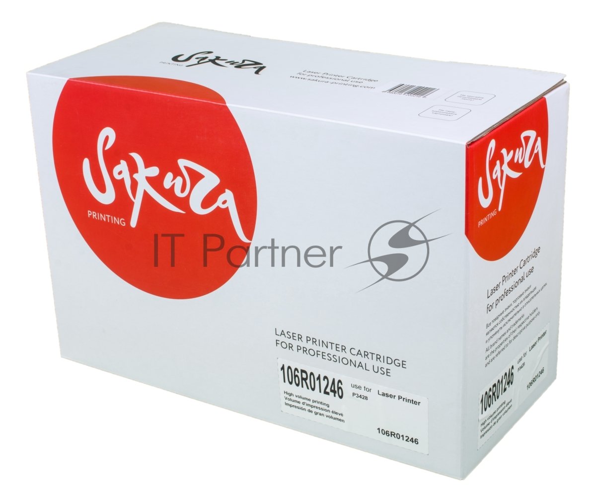 Картридж лазерный Sakura 106R01246 для Xerox P3428,черный, 8000 к.