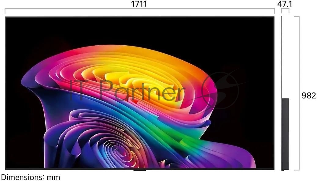 Телевизор LG 77" 4K OLED77C6RLA.ARUG OLED