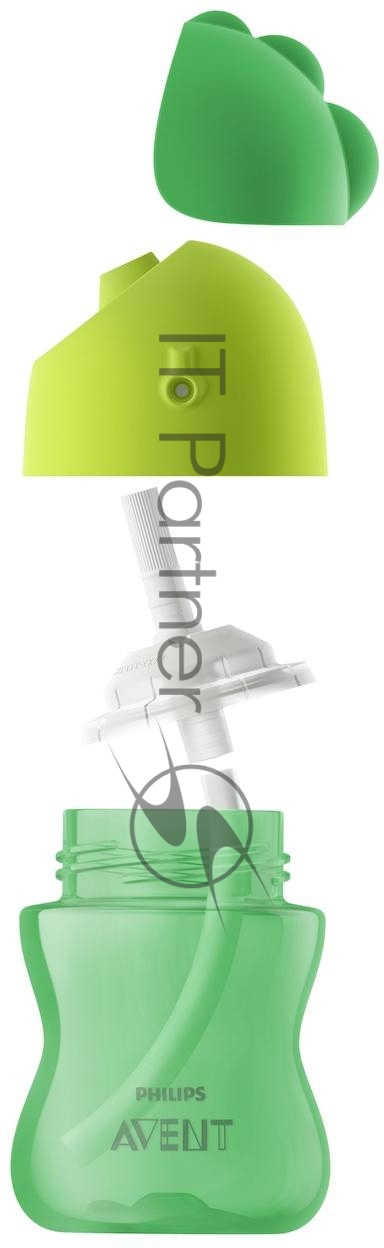 Чашка с трубочкой 300мл, 12 мес+, для мальчика Philips SCF798/01