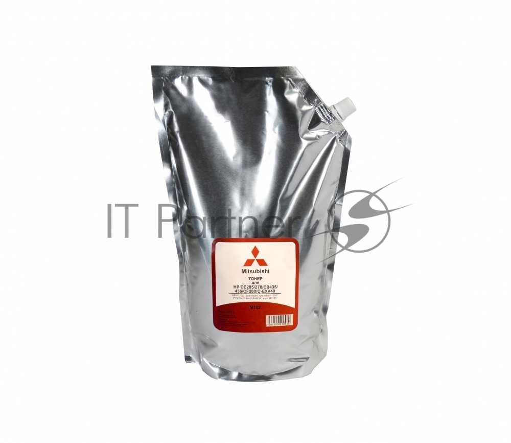 Тонер CE285/278/CB435/436/CF280/C-EXV40 для принтеров HP P1102/1505/1506/1120/1566/P1005/P1505/400 M401/M425/Canon IR1133 1000гр Mitsubishi Фасовка РФ SOFT