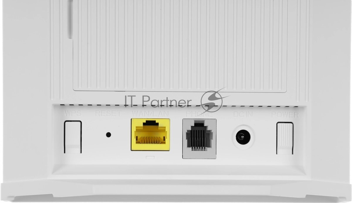 Интернет-центр ZTE K10, 4G/LTE cat.4, 10/100TX, белый