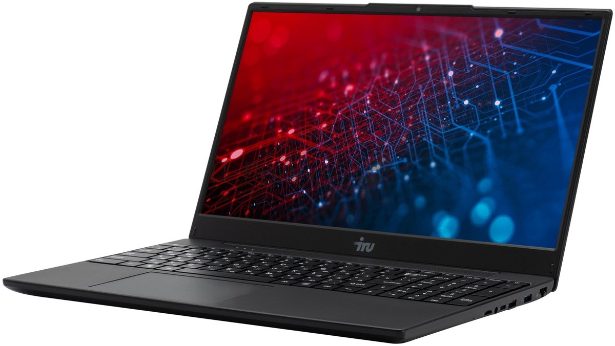 Ноутбук iRU Tactio 15ALG/15.6"/IPS/Intel Core i5-1235U/16Gb/512Gb/SSD/Intel Iris Xe graphics/Без ОС/черный/1.73kg