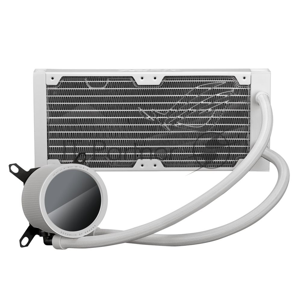 Система жидкостного охлаждения ASUS ROG RYUO III 240 ARGB White, 240 мм, 2x120 мм, ARGB