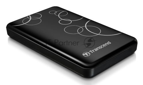 Внешний HDD 2.5" Transcend StoreJet 25A3, 1TB, USB 3.2 Gen 1 Type-A, 5400 rpm, черный