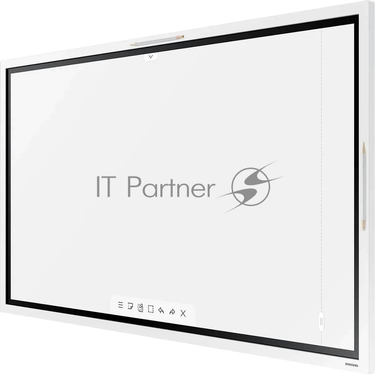 Панель Samsung Flip Chart WM55B белый, 55", Ultra HD 4K, 3840x2160, 16:9, VA, 60 Гц, 350 кд/м2, 8 мс, cенсорный, 4000:1, 178°/178° (RUS)