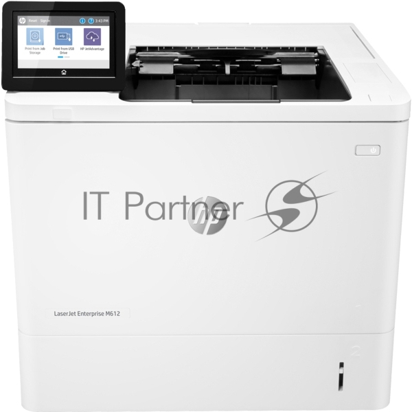 Принтер лазерный HP LaserJet Enterprise M612dn (7PS86A), A4, ч/б, печ. до 71 стр/мин., 1200 x 1200 dpi, USB, RJ-45, Air Print, Mopria