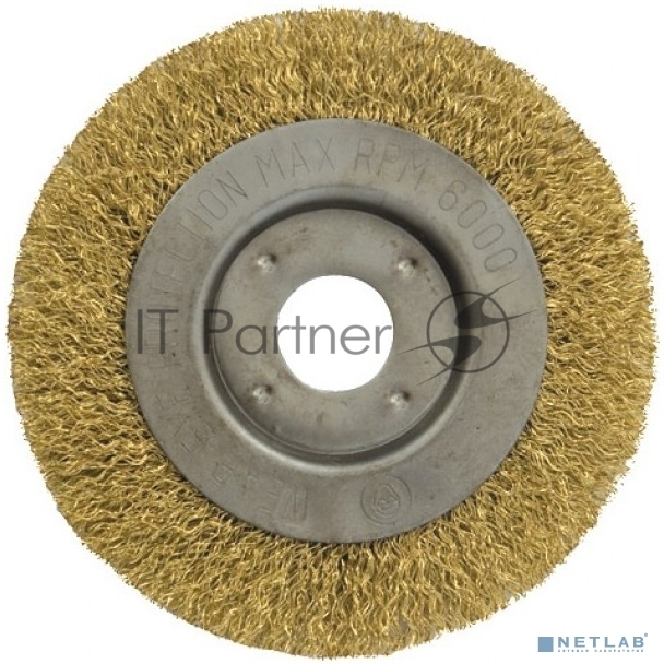Кордщетка FIT 39065колесо желтая 125мм