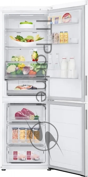 Холодильник LG GC-B459AQQW, двухкамерный, No Frost, 234/110л