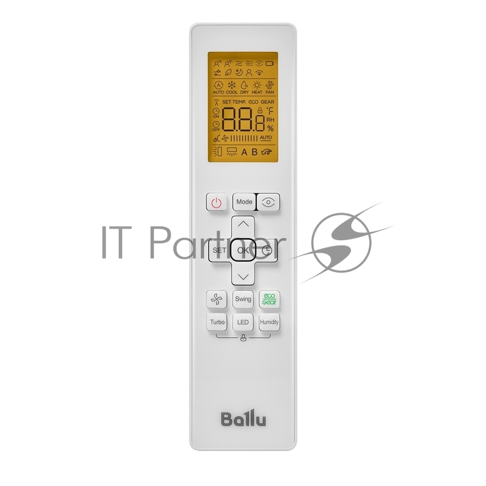 Внутренний блок сплит-системы Ballu Ice Peak DC BSPKI/in-13HN8_V4 инвертор, 13000 BTU, 37 м², 19 дБ, охлаждение, обогрев, осушение, белый