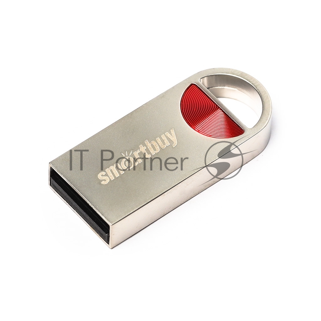 Флешка USB SmartBuy MC8 Metal Red (SB016GbMC8), 16Gb, USB 2.0, R/W 20/10, красный/серебристый